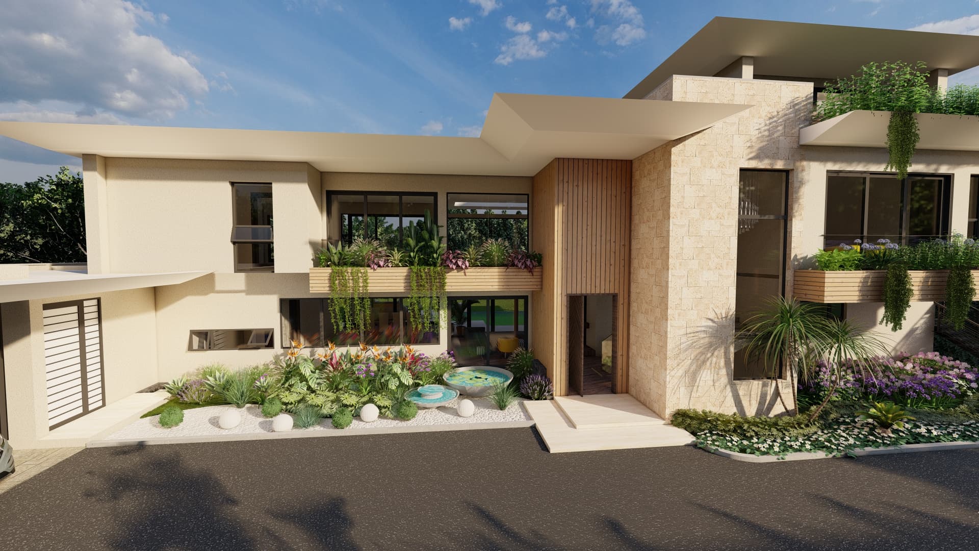 Luxury landscape design by Urban Green